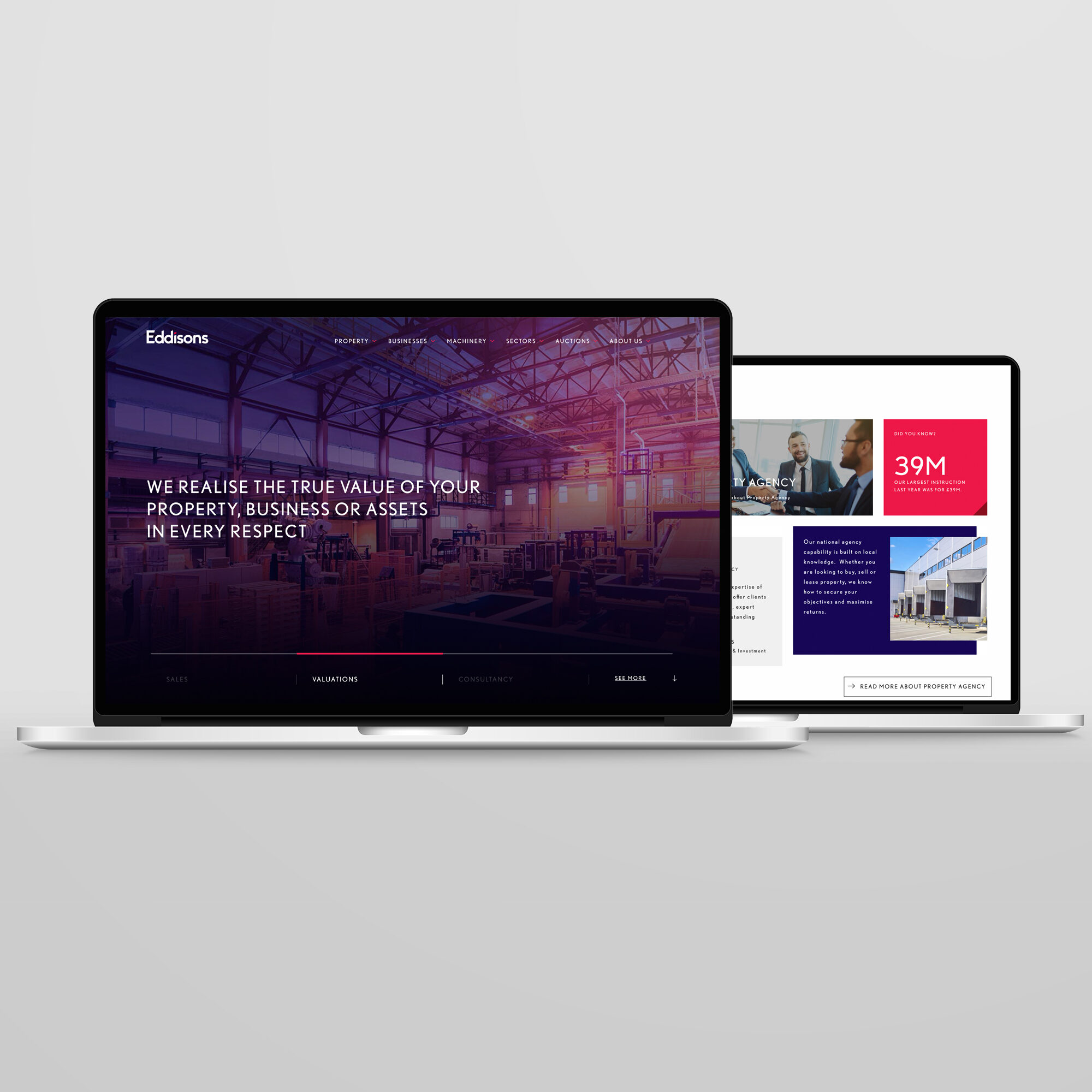 Eddisons, Chartered Surveyors - Best Website - Property Marketing Awards 2021