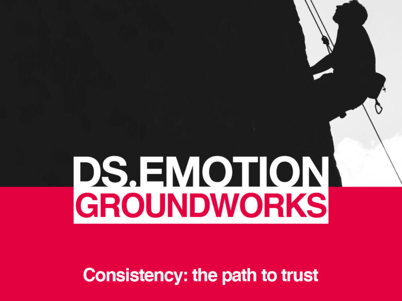 consistency is the path to trust