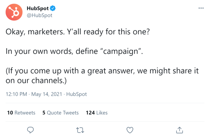 hubspot twitter text